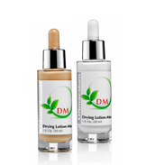 ON macabim  - צמחי מדבר יהודה - Drying Lotion With / Without Make Up תרחיף יבוש אקנה / מניעה  - לבן / דמי מייק אפ