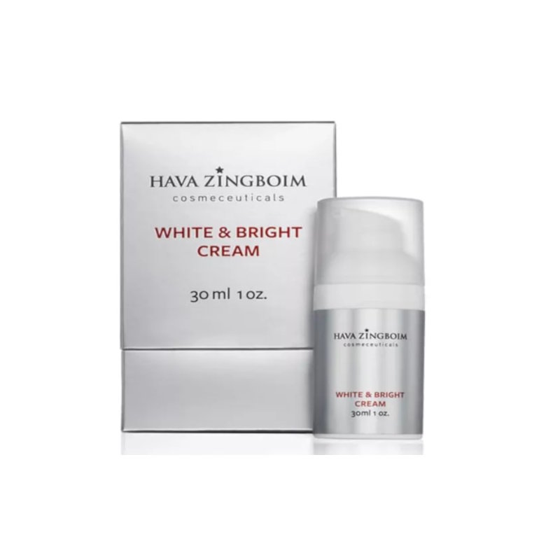HAVA ZINGBOIM - קרם הבהרה WHITE &amp; BRIGHT CREAM